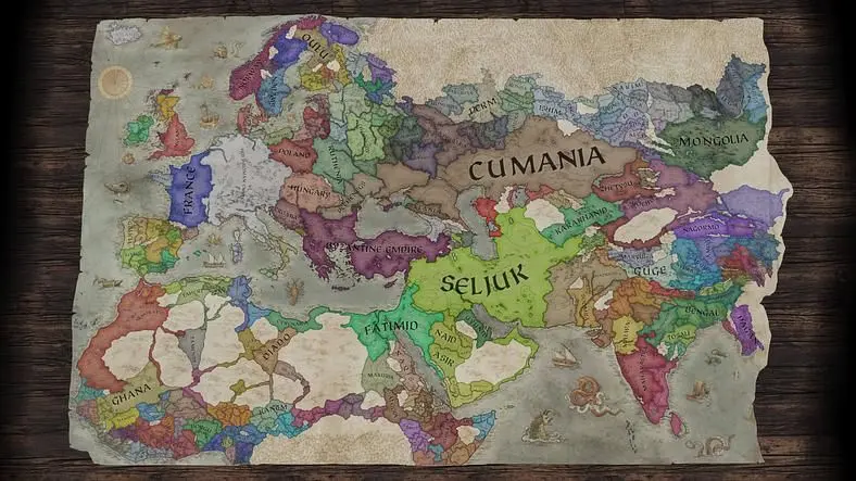 Crusader Kings 3 Map - Scope, Features and Modes