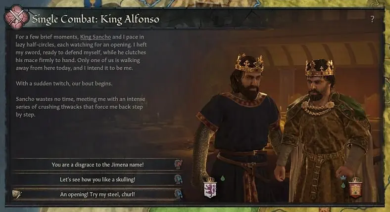 Crusader Kings 3's Update 1.3 Makes Dueling More Elaborate