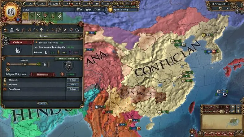 Embrace The True Faith With Europa Universalis IV: Mandate Of Heaven's Confucianism Changes
