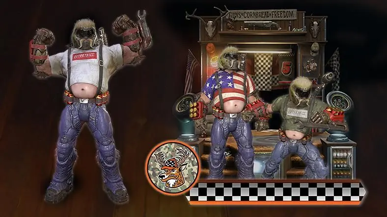 Doom Eternal's Latest Twitch Prime Loot Drop Features The Mullet Slayer Master Collection