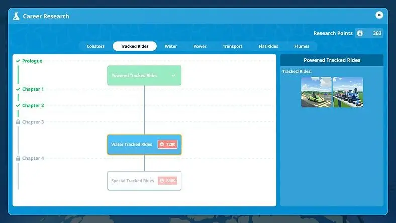 Planet Coaster 2 Research Points: how to get and use them