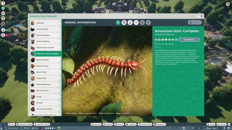 Planet Zoo Animal List All Animals We Know Of Gamewatcher