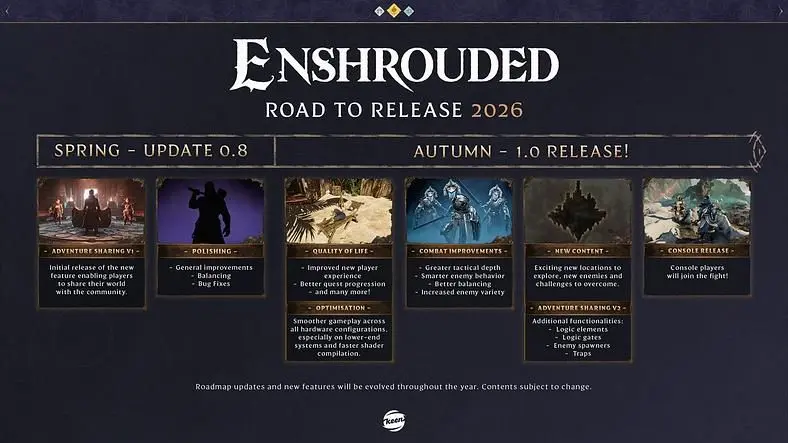 Enshrouded's 1.0 Update Confirmed to Release in Autumn 2026 1.0 As the Survival Game Surpasses Five Million Players