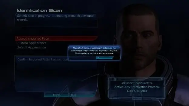Mass Effect 3 face fix included in this week's patch