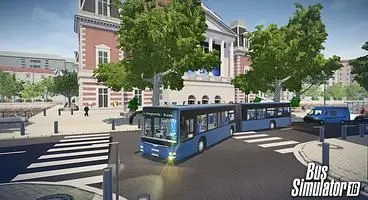 Waiting on Bus Simulator 16 in the rain, in the rain