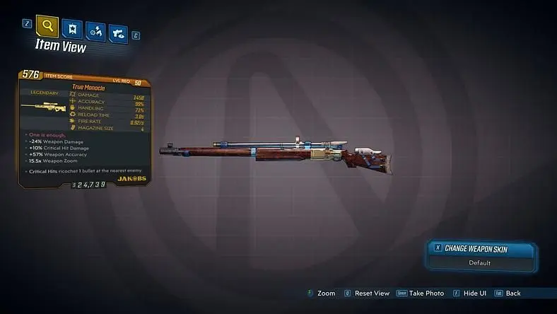 Borderlands 3 Monocle - How to get the Legendary Jakobs Sniper Rifle?