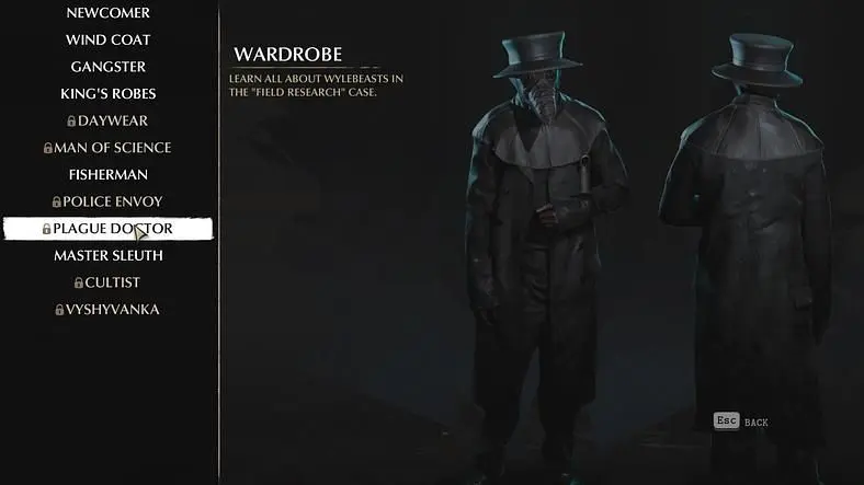 The Sinking City Outfits - How to unlock all Costumes