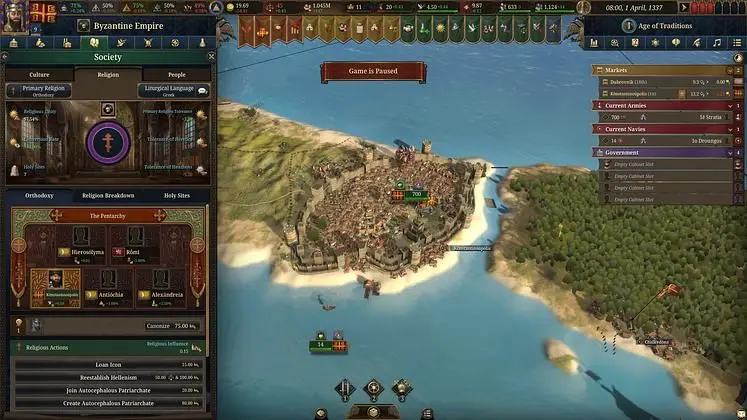 Europa Universalis V Fate of the Phoenix Immersion Pack and Update 1.2 Get May Release Date