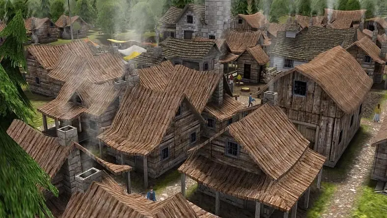 Medieval sandbox city-builder Banished inspired by Anno, Settlers and SimCity