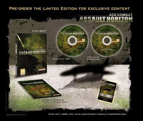 EU preorder bonus for Ace Combat: Assault Horizon Limited Edition announced
