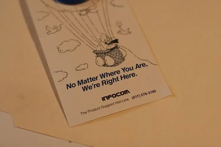 Archived collection of Infocom communication and design available online