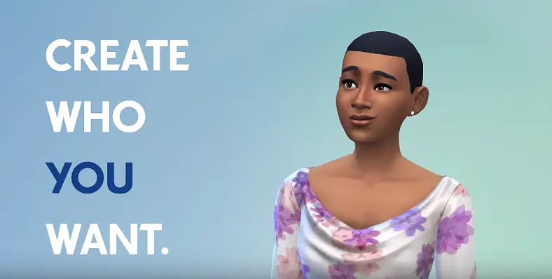 You can now customise your Sims without gender boundaries in The Sims 4