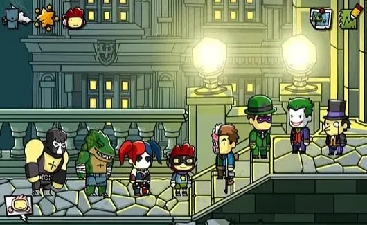 The DC Universe featured in Scribblenauts Unmasked