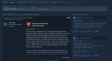 Valve update Steam’s user reviews system, focus on recently posted reviews