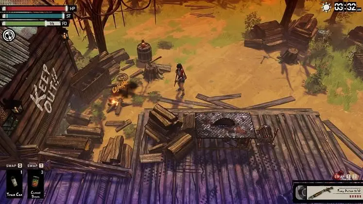 I Hate This Place's First Gameplay Trailer Reveals a Blend of Isometric Survival Horror, Comic Book Aesthetics, and 80s Vibes