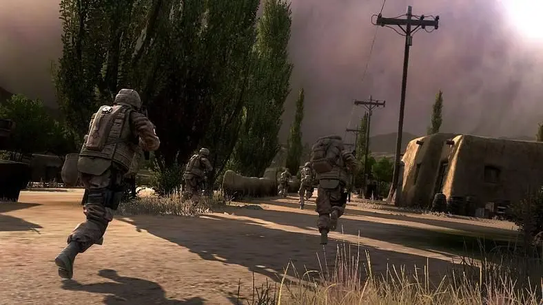 We went oscar mike with Operation Flashpoint: Red River...