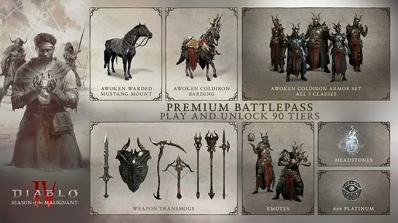 Diablo 4 Season 1 Release Date - Here are the Season of the Malignant's start and end dates, plus rewards