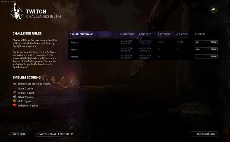 Dead by Daylight Twitch Challenge - How do the Twitch Challenges Work?