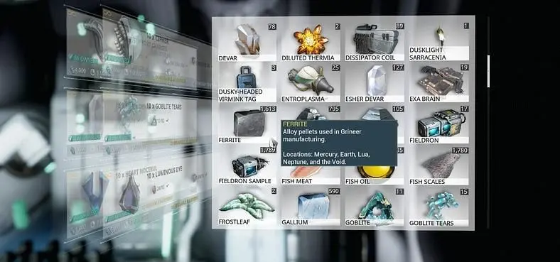 Warframe Ferrite Farm - Where to get Ferrite fast?