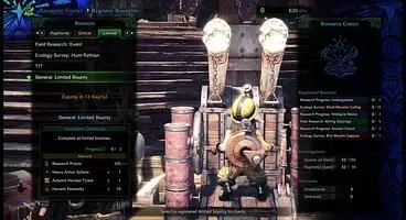 Monster Hunter: World Autumn Harvest Ticket
