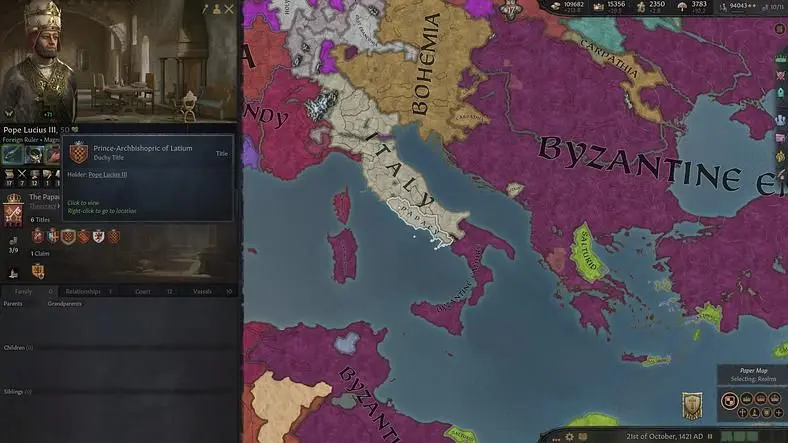 Crusader Kings 3 Guide - How to Vassalise the Pope