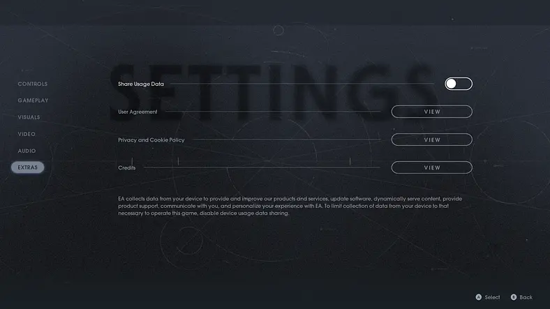 Star Wars Jedi Fallen Order has a hidden privacy setting
