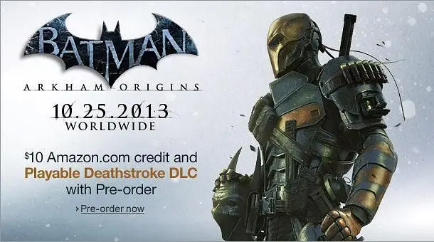Amazon pre-order mentions "playable" Deathstroke DLC