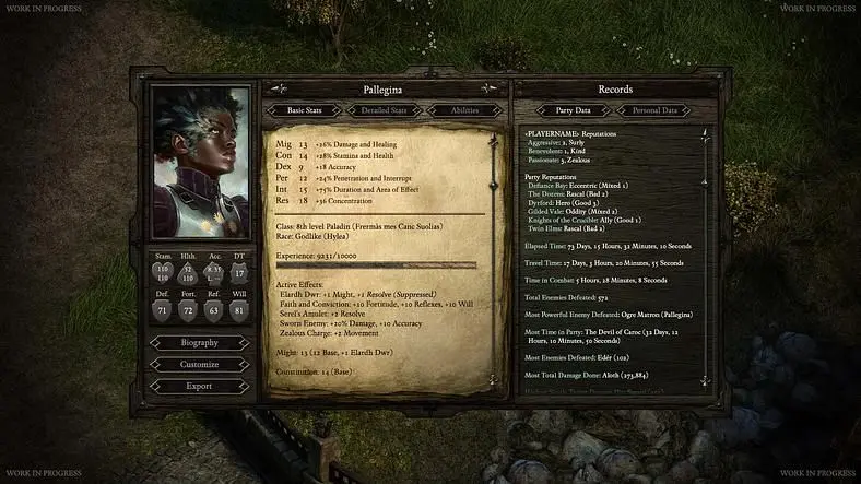 Obsidian post New Year project update for Pillars of Eternity