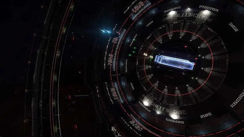 Elite: Dangerous adds Pratchett's Disc space station in tribute to late author