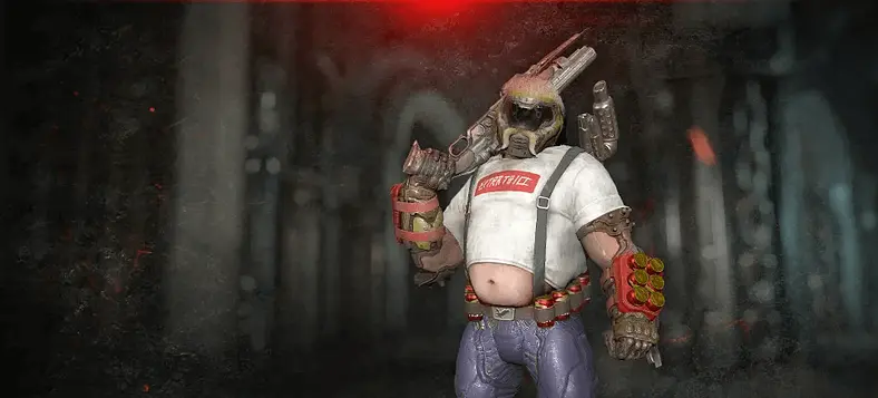 Doom Eternal's Latest Twitch Prime Loot Drop Features The Mullet Slayer Master Collection