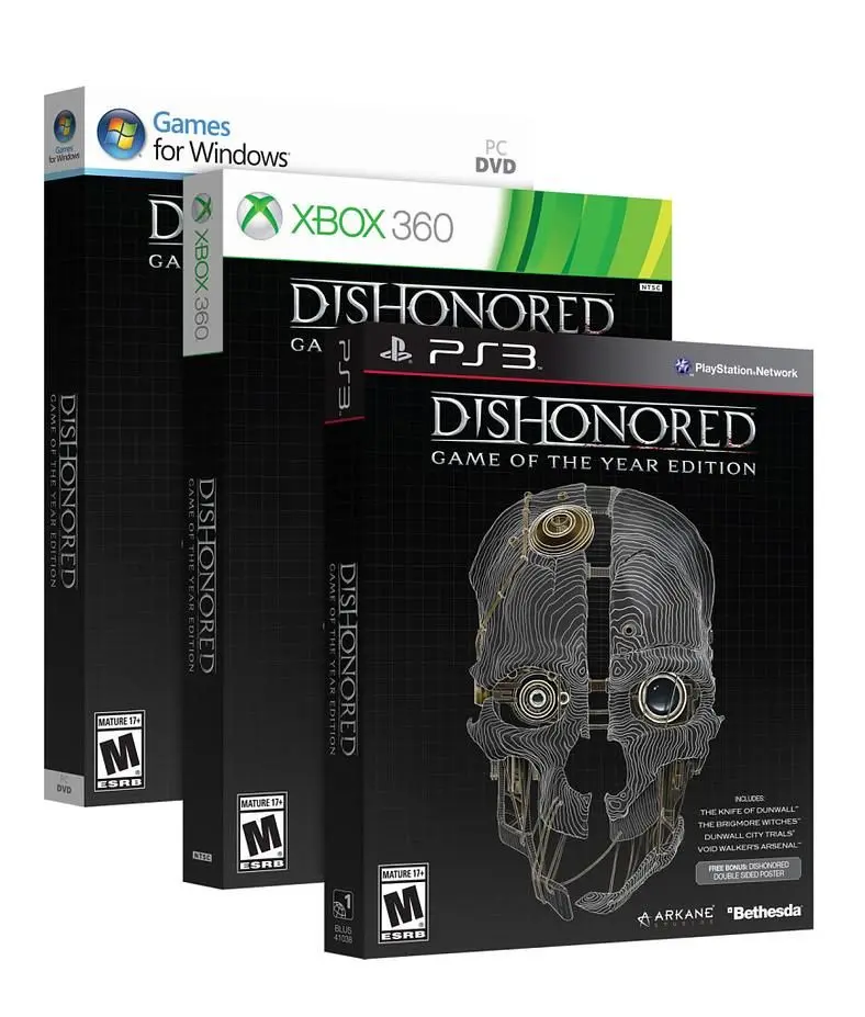 Bethesda officially announces Game of the Year Edition of Dishonored