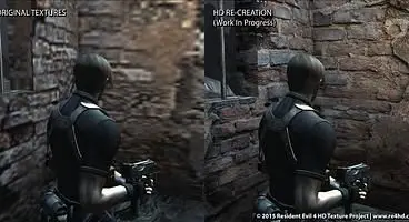 Fan-made mod improves PC Resident Evil 4's HD textures