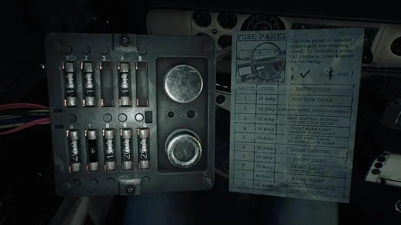 Blair Witch Fuse Puzzle - How to turn on the truck lights