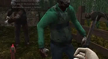 Basically, this is a zombie killing game in which its not that much fun to kill zombies.