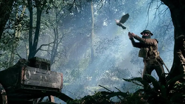 Attempt To Shoot A Bird Out Of The Sky With A Luger In The Battlefield 1 Festive Update