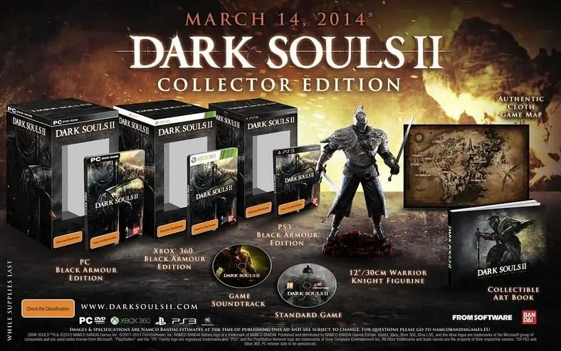 Namco Bandai announces Dark Souls II Collector's Edition