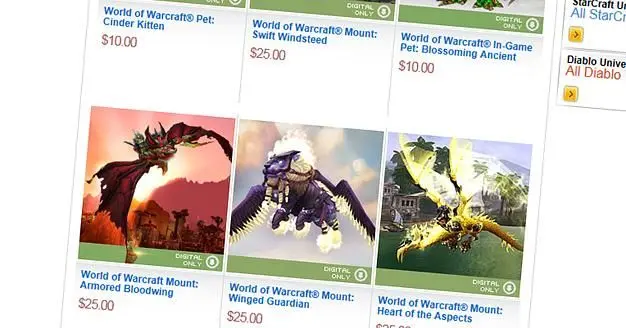 Blizzard "exploring the possibility" of direct purchases in World of Warcraft