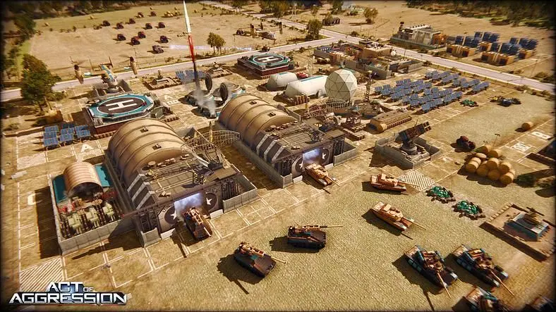 Near-future RTS Act of Aggression gets new website and images