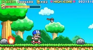 Wonder Boy Returns in Cutesy Anime Fashion