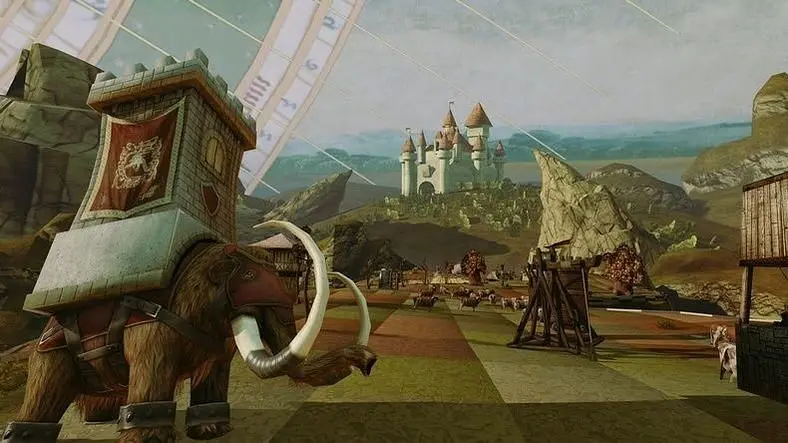 Super Monkey Ball meets tower defence meets Monty Python.
