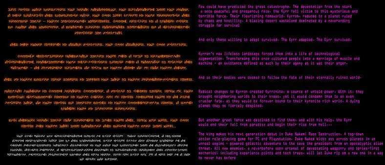 Teaser site reveals Duke Nukem: Mass Destruction, top-down action-RPG for 2014