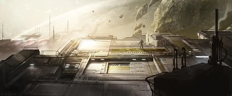 Halo 4 multiplayer map "Warhorse" concept art released