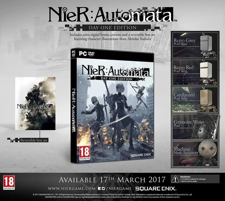 NieR: Automata Will Release On Steam Just One Week After Its European Console Release