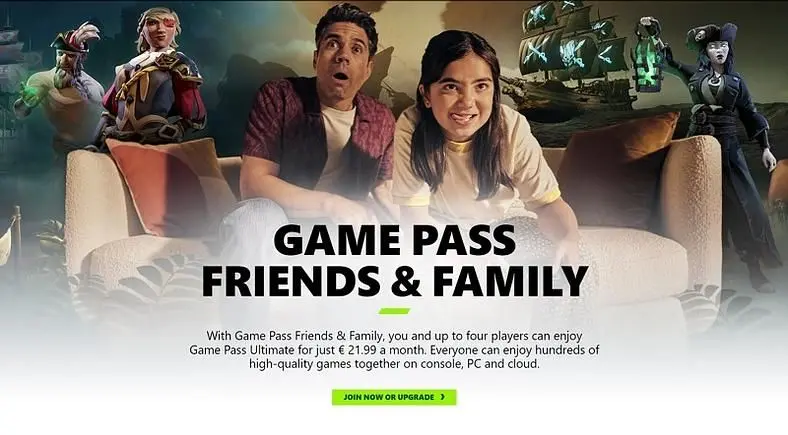 Xbox Game Pass Friends & Family Plan Could Launch in New Territories Later This Month