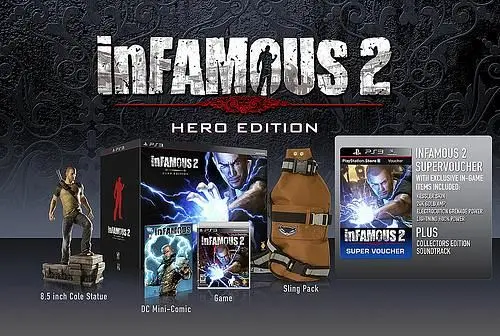 inFamous 2 dated, Hero Edition revealed