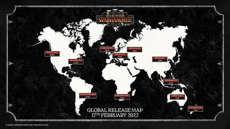 Total War: Warhammer 3 Release Times - Here's When It Launches