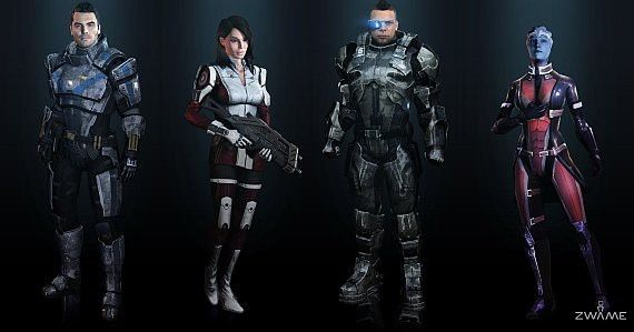 Some new Mass Effect 3 uniforms shown, James Vega revealed