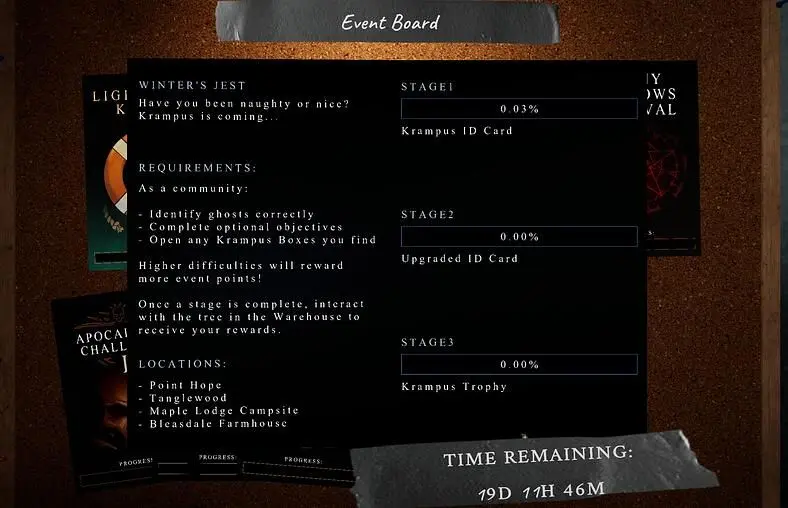 Phasmophobia Christmas Event 2024 - Community completes Winter’s Jest