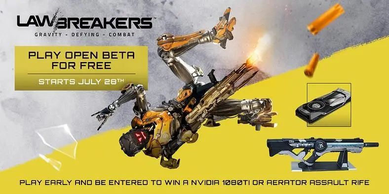 Get Involved With The Final Lawbreakers Open Beta This Weekend