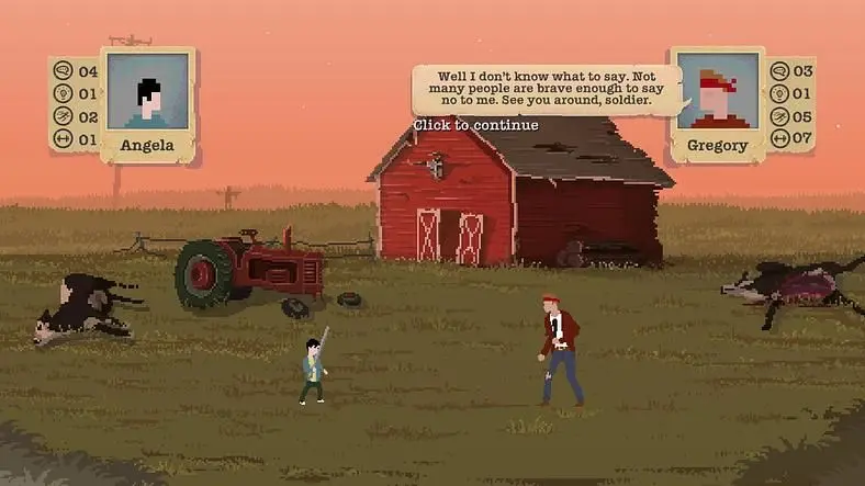Take out Fallout and add –ed.